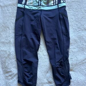 Lululemon Athletica Navy Blue Leggings